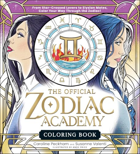 The Official Zodiac Academy Coloring Book: From Star-Crossed Lovers to Elysian Mates, Color Your Way Through the Zodiac! (Zodiac Academy Activity Books)