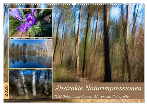 Abstrakte Naturerlebnisse - ICM (Wandkalender 2026 DIN A2 quer), CALVENDO Monatskalender: Entdecke die Abstraktion der Natur (CALVENDO Natur)