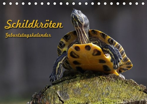Schildkröten Geburtstagskalender (Tischkalender immerwährend DIN A5 quer): Immerwährender Kalender mit Land- und Wasserschildkröten (Tischkalender, 14 ... [Kalender] [Oct 31, 2013] Berg, Martina