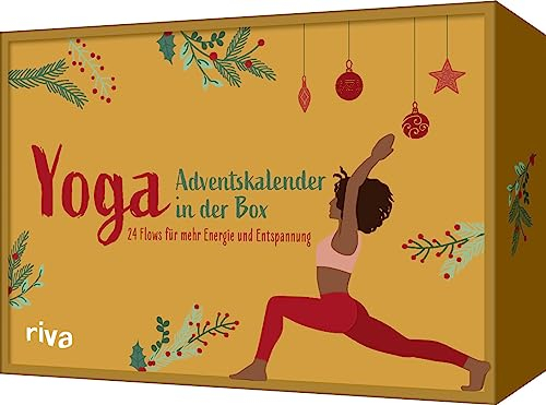 Yoga - Adventskalender in der Box: 24 Flows für mehr Energie und Entspannung