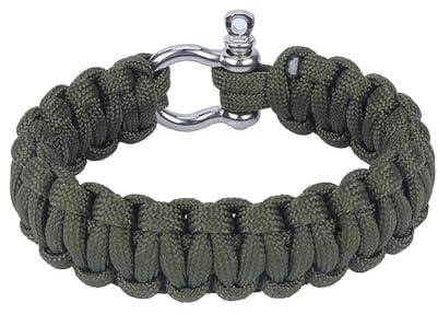 Alomejor Brazalete de Paracord, Resistente y多用途, Equipo de Supervivencia, con Herramientas Esenciales para Caminatas, Camping, Viajes, Actividades al Aire y emergencias diarias.