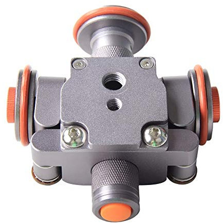 RH-HPC Camera lens holder Mini Flexible Electric Video Dolly 3-Wheel Pulley Car Rail Rolling Track Slider Skater Dolly For DSLR Camera Camera Tripod