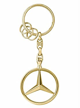 Mercedes-Benz Schlüsselanhänger Brüssel | goldfarben | Zinkdruckguss