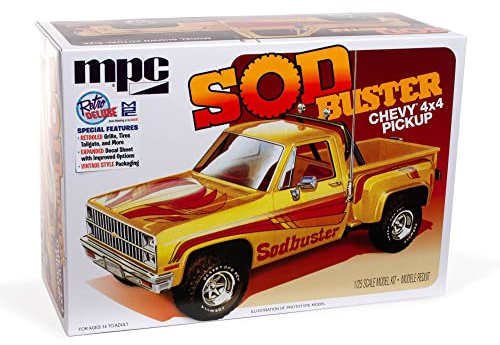 MPC 1981 Chevy Stepside Pickup Sod Buster Modellbausatz im Maßstab 1:25