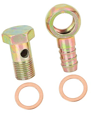A ABSOPRO Banjo Flexible Barbillon Boulon Raccords 16mm Banjo Ensemble Universel pour Auto