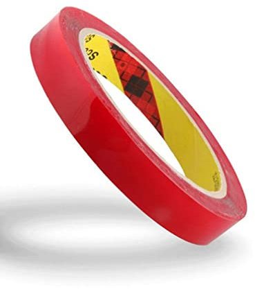 FISIDI Cinta Aislante eléctrica, Cinta Adhesiva acrílica de Doble Cara Transparente de 6 mm-20 mm Cinta Fuerte for Mascotas Sin Rastro for aislar (Color : 8mm, Size : 3M)