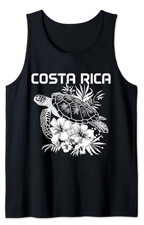 Souvenir zum Tauchen mit Meeresschildkröten aus Costa Rica Tank Top