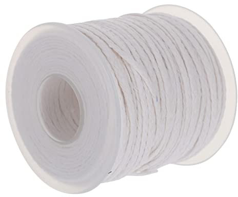 SEWACC 3rotoli Stoppini Per Per Realizzazione Compatibile Paraffina e Cera Accessorio Per Lampade e Bruciatori