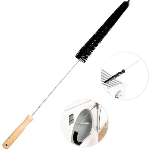Radiator Cleaner Brush,Radiator Duster,Long Flexible with Wood Handle,Multipurpose Cleaning Brush Cleaning Brush for Radiator for Radiator & Dryer Lint & Washing Machine (72CM)