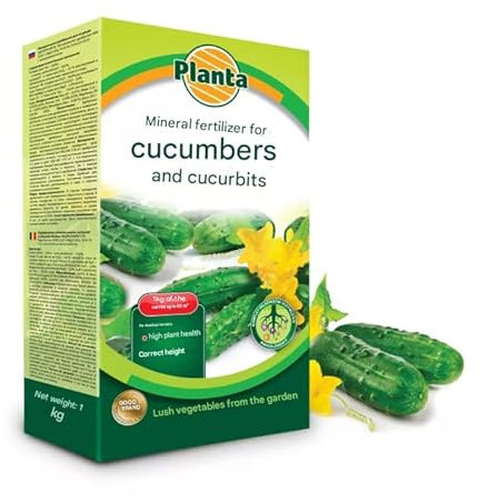 Fertilizer for Cucumbers & Cucurbit Plants – 1kg | Mineral Plant Food for Zucchini, Melon, Squash | Boosts Yield & Taste