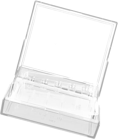 VERDANVERSE Scatola Porta Siringhe Mediche in Plastica Trasparente Contenitore Ospedaliero per Cliniche e Pronto Soccorso Custodia Sicura e Sigillata per Uso Medico