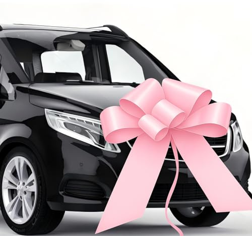 Fiocco Gigante per Auto, Fiocco per Auto Grande, Grande Fiocco per Auto | Fiocco Rosso Regalo Grande, Gigante Fiocchi Automontante Riutilizzabile per Auto, Bici, Natale