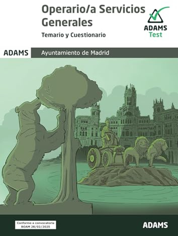 Temario y Cuestionarios Operarios Servicios Generales del Ayuntamiento de Madrid (OPOSICIONES)