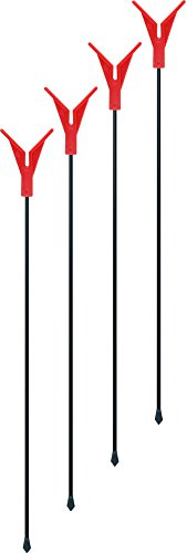 Storfisk fishing & more Angelhalter Rutenhalter Aus Metall und Kunststoff und Schnurlaufkerbe 75 cm, Stück:4 Stück