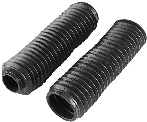 Keenso Motorrad Gabelschutz Faltenbalg, 1 Paar Motorrad Gummi Gabelschützer Faltenbalg Staubschutz Vordergabel Faltenbalg für die meisten Motorräder, Dirtbikes, ATVs