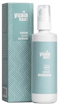 Yuaia Haircare Grow and Glow Haarserum gegen Haarausfall | Stimuliert das Haarwachstum und erhöht die Haardicke mit natürlichen Inhaltsstoffen | 1 x 100 ml