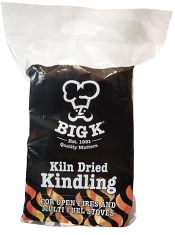 Kiln Dried Kindling Wood 23lb Kindling Wood For Multi-Fuel Stoves, Wood Burner, Woodburning Ovens, Pizza Ovens, Grate, Fire Pit or BBQ. Fire Starter Extremely Dry and Reliable Wood Big k