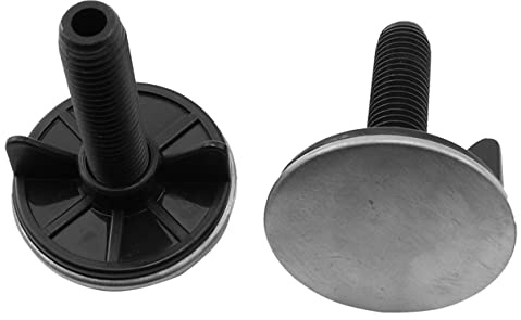 KONTONTY 2pièces Bouchons De Trou Évier Cuisine Acier Inoxydable Cache Trou Lavabo Et Facile à Installer Accessoires Pour Évier Ou Lavabo Cache Bouchon Robinet Pour Décoration Et Étanchéité