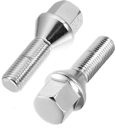 WTIXCRQ Radbolzen Radschraube Auto M12x1,5 Radschrauben Kegel 60° Radschrauben Radmuttern Radbolzen Ton Alufelgen Und Stahlfelgen 10St