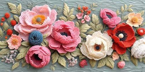 Malen Nach Zahlen Erwachsene Farbe Blume Malen Nach Zahlen Bild,DIY Set mit Pinseln und Acrylfarben Handgemalt Leinwand, Malen Nach Zahlen Kinder für Basteln Zuhause Mädchen Geschenk 60x120cm s-10