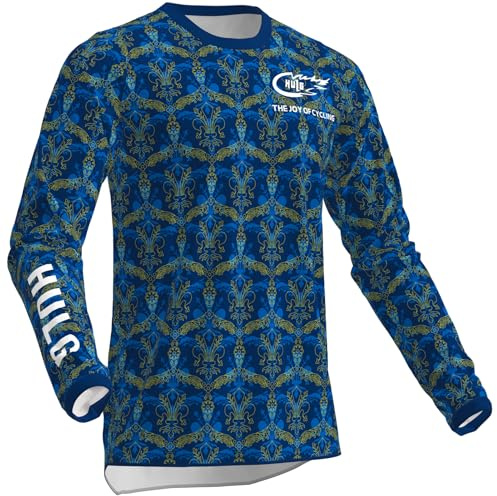Maillot MTB, Maillots de Ciclismo para Hombre, Maillot de Motocross, de Secado rápido y Transpirable, Adecuado para MTB/BMX/Motocicletas de Fondo y Otros Deportes (Color-01,XL)