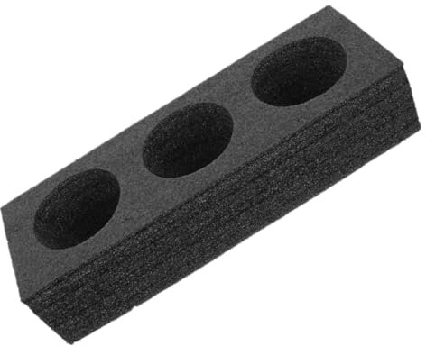 PRETYZOOM Portavasos de Espuma Epe Negro para Bebidas, Diseño Resistente y Suave, Protege las Tazas, Fácil de Llevar, Uso en Casa y Coche