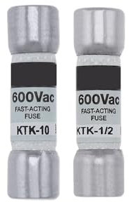 HCVYQMMJ Fusible Tubulaire Rapide en céramique KTK-30 600 Vca 30 A 10 x 38 mm(KTK-10 10A)