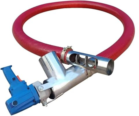 Aspirador de grano transportador de gránulos de grano transportador de tornillo de arena de cemento alimentador de succión grande y pequeño tamaño para granja (en tubo oxford de 6 m)