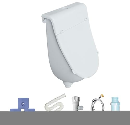 Urinal Mit Deckel, Wasserlose Urinal Mit Deckel Für Jungens Und Männer, Wandmontiertes, Geeignet Für Wohnungen, Öffentliche Toiletten, Restaurants, Einkaufszentren, Bürogebäude