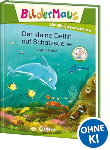 Bildermaus - Der kleine Delfin auf Schatzsuche: Mit Bildern lesen lernen - Ideal für die Vorschule und Leseanfänger ab 5 Jahre