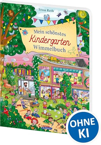 Mein schönstes Kindergarten-Wimmelbuch: Großes Wimmelbuch für Kinder ab 2 Jahren - Idealer Begleiter und Geschenk für Kita und Kindergarten (Loewe von Anfang an)