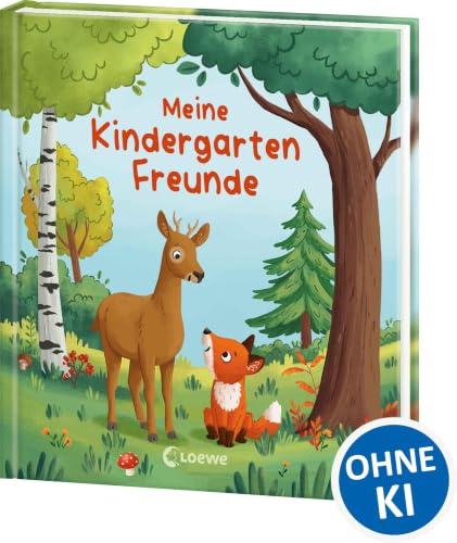 Meine Kindergarten-Freunde (Waldtiere): Wunderschönes Eintragbuch für die besten Freund*innen aus dem Kindergarten - Das perfekte Geschenk für Tier-Fans ab 3 Jahren (Eintragbücher)