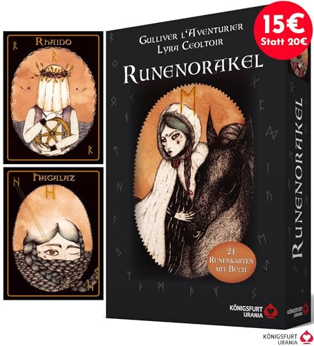 Runenorakel: 24 Runenkarten mit Buch (Runen Orakel Deutsch)