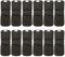ALVABABY 5 Lagen Charcoal Bamboo Inserts Wiederverwendbare Einlagen für Stoffwindeln mit Seitenfalten (12 Stück) 12FLN-DE