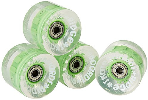 Ridge Skateboard Mini Cruiser Rollen, Longboard Räder, LED Leuchte, 70 mm