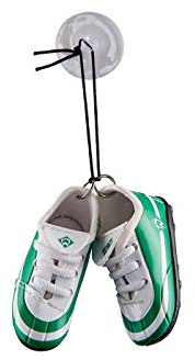Werder Bremen SV Autoschuhe Autospiegel Fussball Schuhe fürs Auto - Plus Lesezeichen I Love Bremen