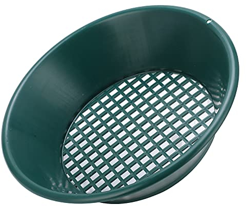 Snufeve6 Goldwaschwerkzeug, Gold Pan Grid Design Tragbarer ABS-Kunststoff zum Goldwaschen für Flüsse für Bäche