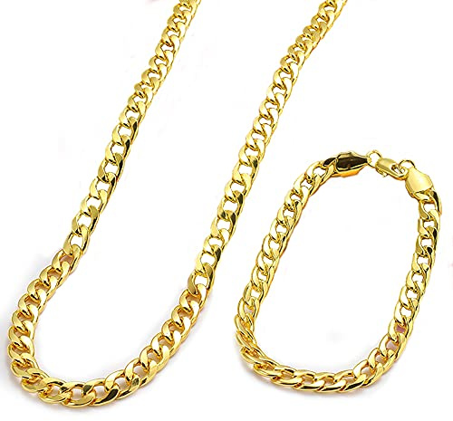 XiXiRan Guldhalsband med kubanska länkar, halsband för män, pansarkedja, hiphop-kedjor