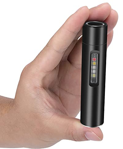 TKMARS Mini Torcia UV LED Lampada Ultravioletti Mano Lampada Faretto UV Animali Urina Torcia a Luce Potente Mini Torcia Impermeabile Ricaricabile Con Luce Di Lavoro Magnetica