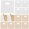GORGECRAFT 60PCS Kit de Pestañas de Reparación de Persianas Verticales Transparentes Fijador de Persianas Transparente Reemplazo de Persianas Verticales para Persianas Verticales Paneles de Repuesto