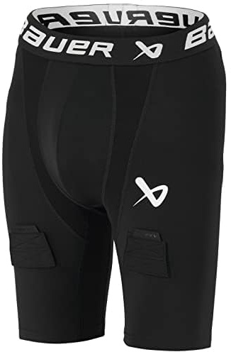 Bauer Hockey Performance Jock Short, Youth (Youth Large 25-26 Waist)