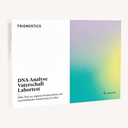 TRIGNOSTICS Vaterschaftstest Vater Kind inkl. Laborauswertung | 3 Personen zuhause test duo für Vater + Kind - Probenentnahme mittels 1 Speicheltest und 2 Sonderproben | online und absolut diskret