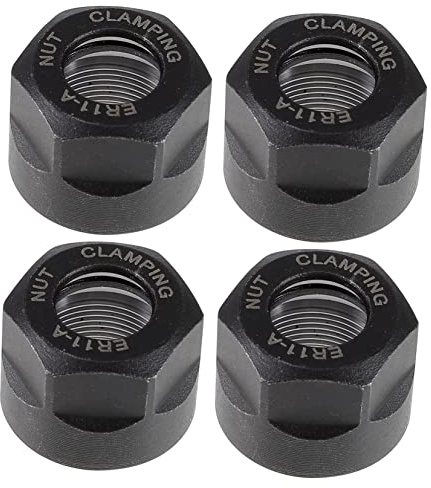 VILLFUL 4 Stücke Spannzangenmuttern Spannmutter für Fr Swerkzeug Router Bit Muttern für Cnc Fr Sen und Drehmaschinen