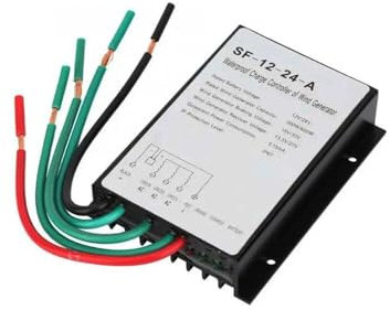 AISINILALAO 12v,regulador de Carga del generador de Viento de 12000W, regulador de Carga Impermeable del generador de energía del aerogenerador de 24V 48V 96V