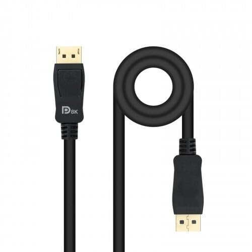 Blendend Câble DisplayPort 1.4 certifié VESA, haute vitesse, idéal pour les jeux vidéo et la transmission vidéo haute définition. Connecteurs mâles DP vers mini DP, longueur de 1 m
