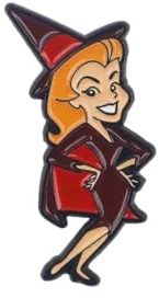 Pins Ma Sorcière Bien Aimée, Broche Série TV Vintage Années 60, Épinglette pour Vêtements, Sac, Accessoire