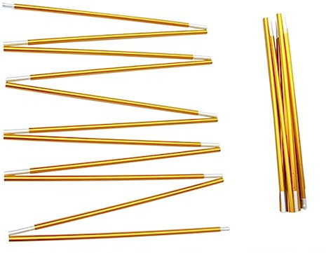 GOOHOCHY 2pcs Tent Poles Aluminum Alloy Tent Rod Canopy Poles Camping Accessories