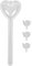 ibasenice Blumenbox Acryl-blumenvitrine Deckel Herzform Acryl-blumenverpackungsbox Für Boutonniere-organizer