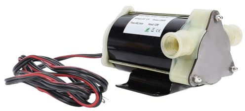 Bomba de Transferencia de Agua 12V, Bomba Circulación Agua 200w 12 M Cabezal 40L/min Transferencia Impulsor Flexible 12 V Sentina Autocuidado para Salada Dulce para Salada