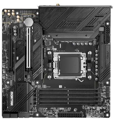 Scheda madre Fit For MAG B650M MORTAR WIFI B650 AM5 DDR5 for Ryzen 7/9/5 7800X3D 7950X 7950X3D 7600X CPU M.2 mATX Windows 11/10 scheda madre